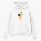 Толстовка худи оверсайз