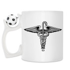 Кружка с футбольным мячиком