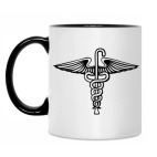 Двухцветная кружка Snakes On A Cane