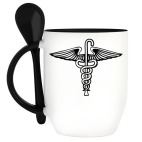 Кружка с ложкой