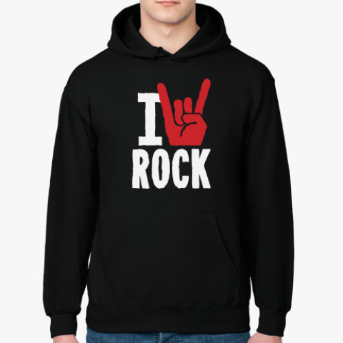 Толстовка худи I Love Rock