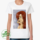 Женская футболка органик