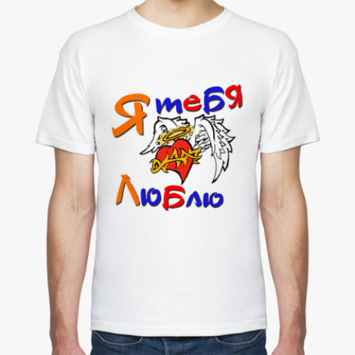 Футболка с принтом love