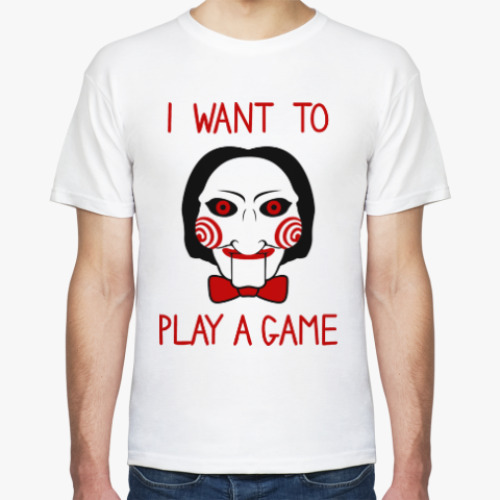 Футболка с принтом Пила . Кукла Билли