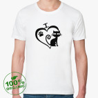 Мужская футболка органик