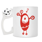 Кружка с футбольным мячиком