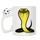 Кружка с футбольным мячиком