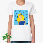 Женская футболка органик