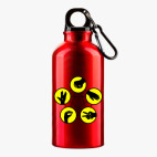 Металлическая бутылка 400 мл UV-DTF