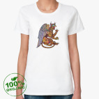 Женская футболка органик