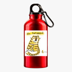 Металлическая бутылка 400 мл UV-DTF