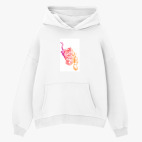 Толстовка худи оверсайз