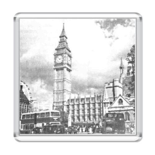 Магнит с принтом England