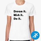 Женская спортивная футболка