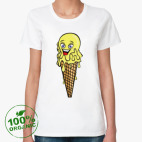 Женская футболка органик