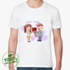 Мужская футболка органик