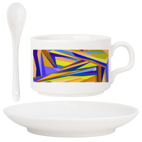 Кофейный набор с принтом Кандинский
