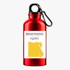 Металлическая бутылка 400 мл UV-DTF