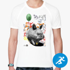 Мужская спортивная футболка