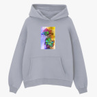 Толстовка худи оверсайз