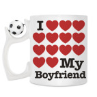 Кружка с футбольным мячиком