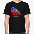 Птичка из полигонов