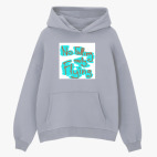 Толстовка худи оверсайз