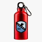 Металлическая бутылка 400 мл UV-DTF