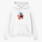 Толстовка худи оверсайз