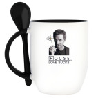 Кружка с ложкой