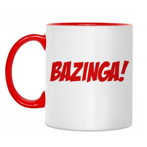 Кружка с принтом 'BAZINGA!'