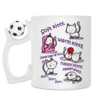 Кружка с футбольным мячиком