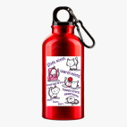 Металлическая бутылка 400 мл UV-DTF