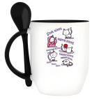 Кружка с ложкой