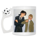 Кружка с футбольным мячиком