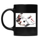 Кружка цветная UV-DTF