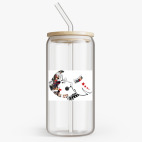 Банка с бамбуковой крышкой