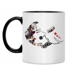 Кружка двухцветная