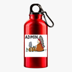 Металлическая бутылка 400 мл UV-DTF