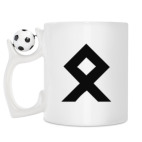 Кружка с футбольным мячиком