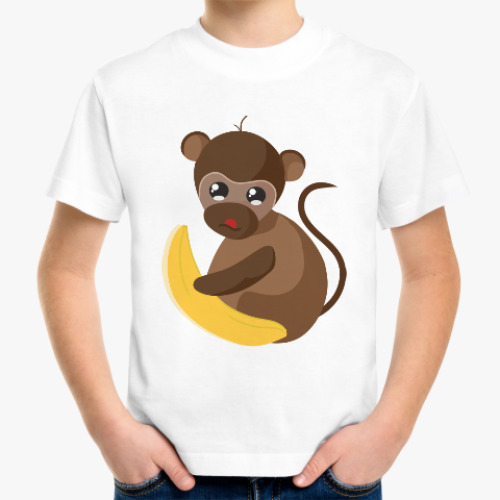 Детская футболка Обезьянка Биззи 2016