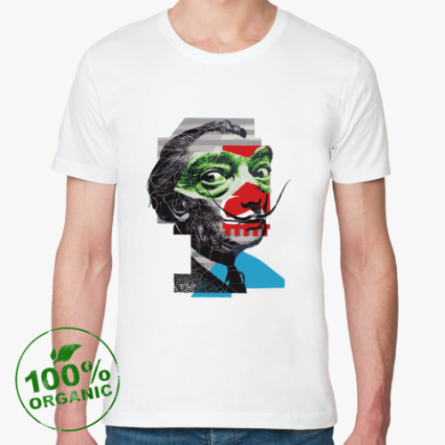 Футболка из органик-хлопка с принтом  Сальвадор Дали