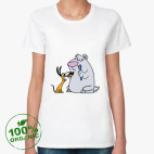 Женская футболка органик