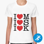 Женская спортивная футболка