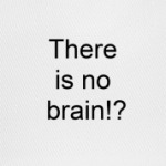 There is no brain!?