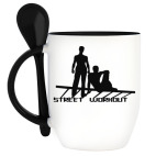 Кружка с ложкой