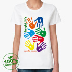 Женская футболка органик