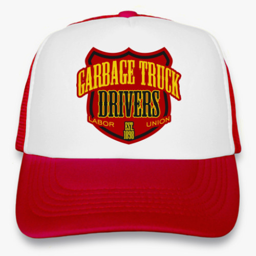 Кепка-тракер с принтом Garbage