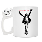 Кружка с футбольным мячиком