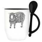 Кружка с ложкой